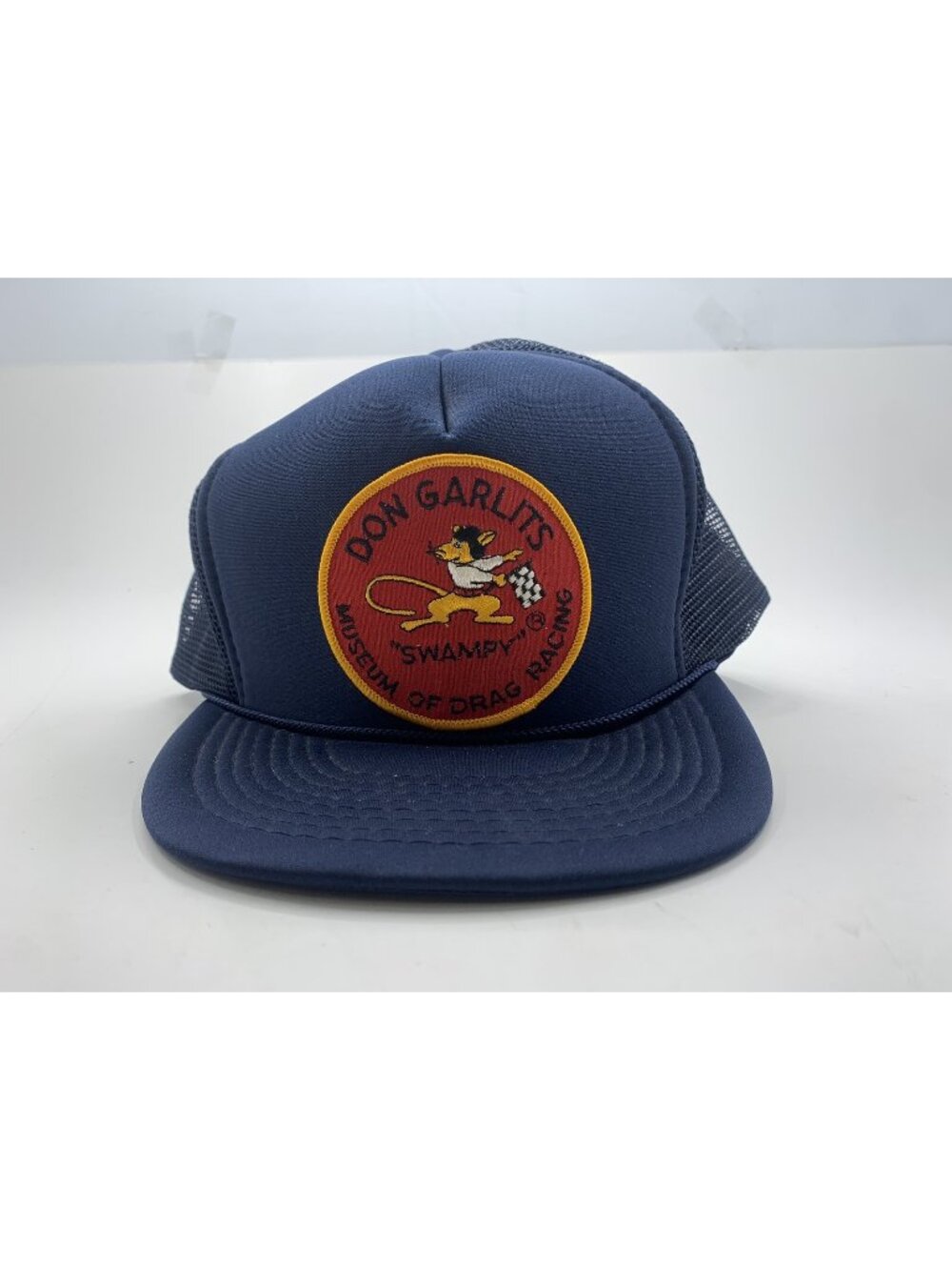 VINTAGE - Don Garlits Museum of Drag Racing "Swampy" Navy Blue Trucker Hat